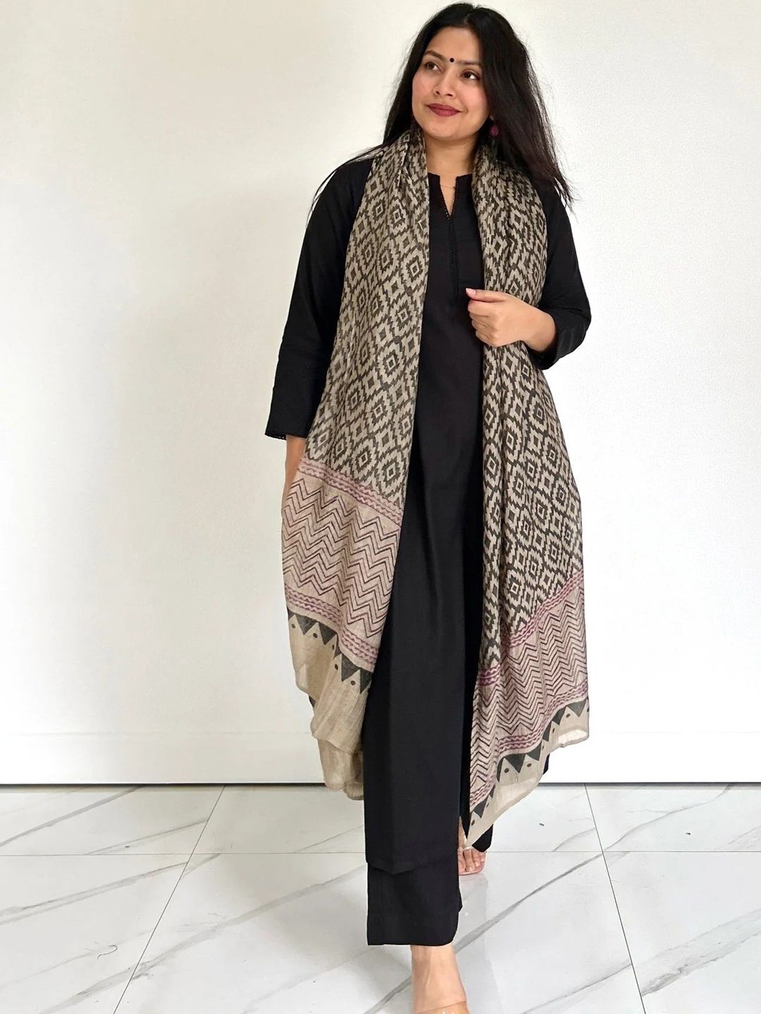 Kurta with Palazzos & Dupatta