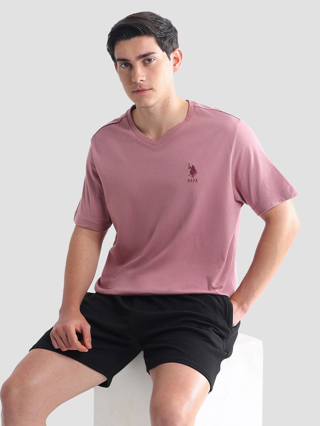 V-Neck Cotton Lounge T-shirts