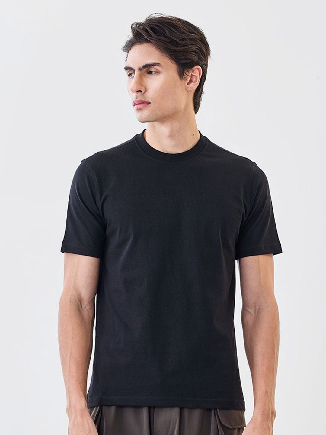 Self Design Regular Fit Tshirt